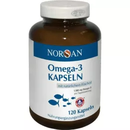 NORSAN Omega-3 kapsulas, 120 kapsulas