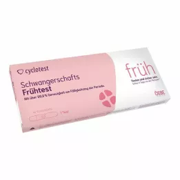 CYCLOTEST Agrīnās grūtniecības tests 10 mlU/ml urīna, 1 gab