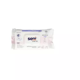 SENI Care sensitive mitrās salvetes, 68 gab