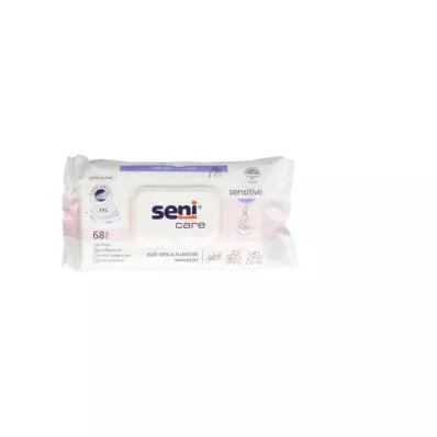 SENI Care sensitive mitrās salvetes, 68 gab
