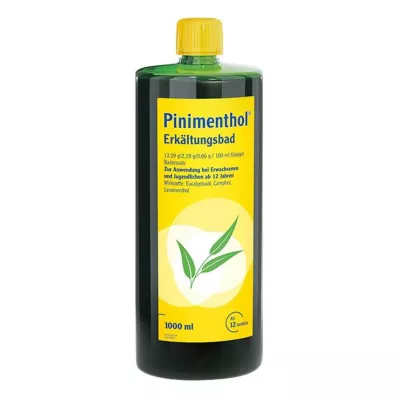 PINIMENTHOL Aukstā vanna no 12 gadiem, 1000 ml