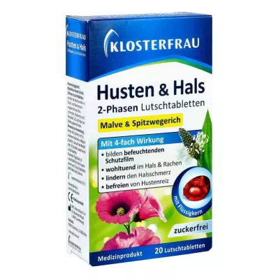 KLOSTERFRAU Klepus &amp; Pastilas kaklam, 20 gab