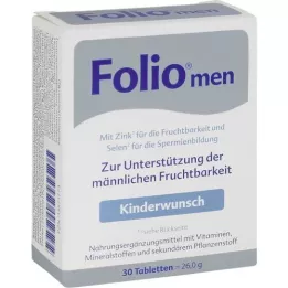 FOLIO vīriešu tabletes, 30 gab
