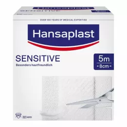 HANSAPLAST Sensitīvais plāksteris 8 cmx5 m ruļļos, 1 gab