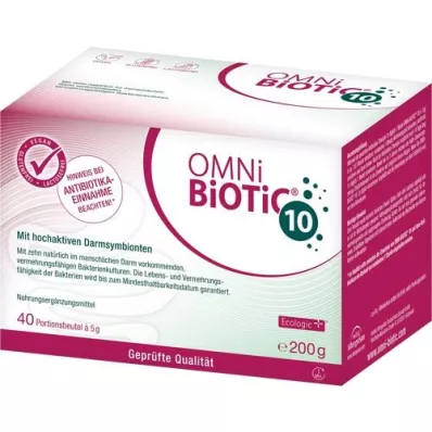 OMNI BiOTiC 10 pulveris, 40X5 g