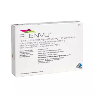 PLENVU Pulveris perorālajam šķīdumam, 1 gab PLENVU Pulveris perorālajam šķīdumam, 1 gab