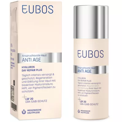 EUBOS HYALURON Day Repair plus krēms LSF 20, 50 ml