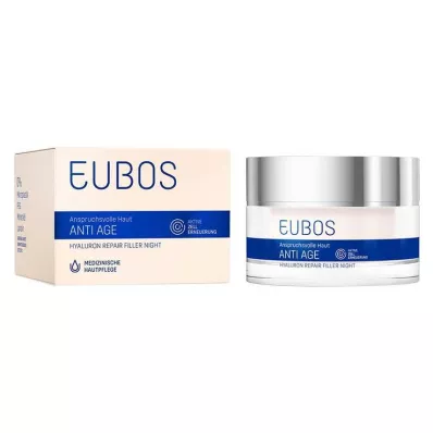 EUBOS ANTI-AGE Hyaluron Repair Filler nakts krēms, 50 ml