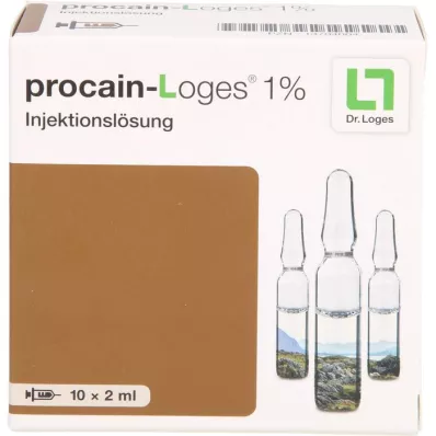 PROCAIN-Loges 1% šķīdums injekciju ampulas, 10X2 ml