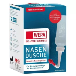 WEPA Deguna skalotājs ar 10x2,95 g deguna skalošanas sāls, 1 P
