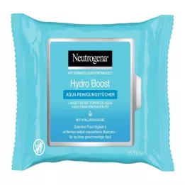 NEUTROGENA Hydro Boost Aqua tīrīšanas salvetes, 25 gab