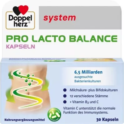 DOPPELHERZ Pro Lacto Balance sistēmas kapsulas, 30 gab