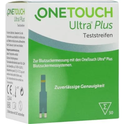 ONE TOUCH Ultra Plus testa sloksnes, 1X50 gab