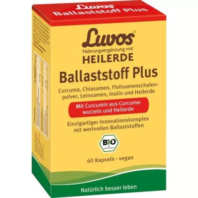 LUVOS Healing Earth Organic Fibre Plus kapsulas, 60 kapsulas