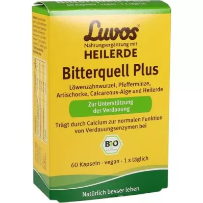 LUVOS Healing Earth Organic Bitter Spring Plus kapsulas, 60 kapsulas