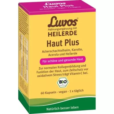 LUVOS Healing Earth Organic Skin Plus kapsulas, 60 kapsulas