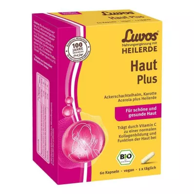 Luvos Healing Clay Organic Skin Plus kapsulas, 60 gab Luvos Healing Clay Organic Skin Plus kapsulas, 60 gab