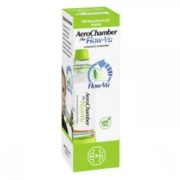 AEROCHAMBER Bērniem ar iemuti bērniem no 5 gadu vecuma, zaļš, 1 gab