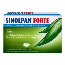 SINOLPAN forte 200 mg mīkstās kapsulas ar enterisko apvalku, 21 gab
