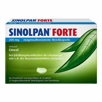 SINOLPAN® FORTE 200 mg mīkstās kapsulas, 21 gab SINOLPAN® FORTE 200 mg mīkstās kapsulas, 21 gab
