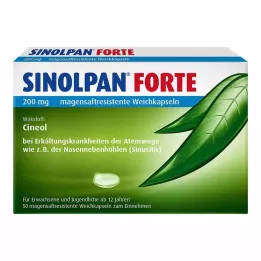SINOLPAN forte 200 mg mīkstās kapsulas ar enterisko apvalku, 50 gab