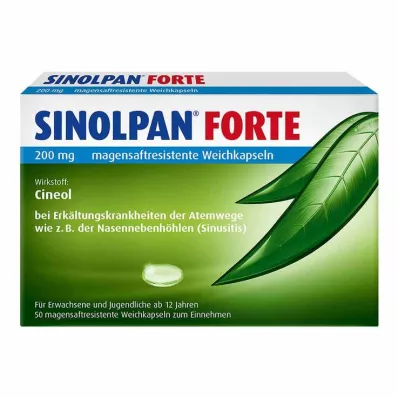 SINOLPAN® FORTE 200 mg mīkstās kapsulas, 50 gab SINOLPAN® FORTE 200 mg mīkstās kapsulas, 50 gab