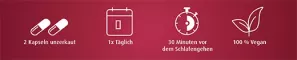 Instructions for use for Glicīns 500 mg dārzeņu.HPMC kapsulās Zeinpharma, 120 gab - 2