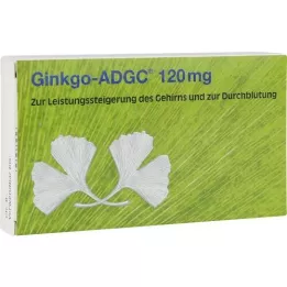 GINKGO ADGC 120 mg apvalkotās tabletes, 20 gab
