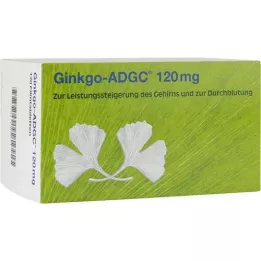 GINKGO ADGC 120 mg apvalkotās tabletes, 120 gab