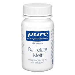 PURE ENCAPSULATIONS B12 Folātu kūstošās pastilas, 90 gab