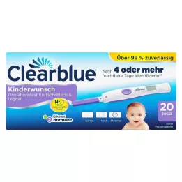 CLEARBLUE Ovulācijas tests uzlabots & digitālais, 20 gab