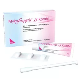 MYKOFUNGIN 3 Combi 200 mg maksts + 10 mg/g krēma, 1 P