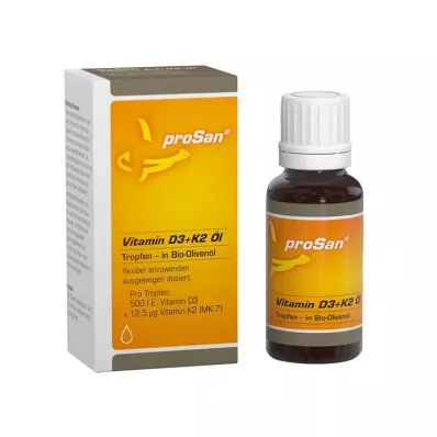 PROSAN D3+K2 vitamīna eļļa, 20 ml PROSAN D3+K2 vitamīna eļļa, 20 ml