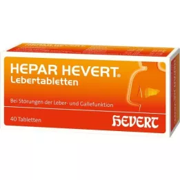 HEPAR HEVERT Aknu tabletes, 40 gab