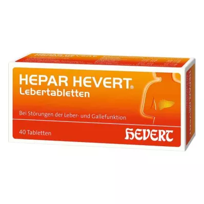 Hepar Hevert aknu tabletes (40 gab.)