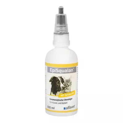 EPISQUALAN Ausu tīrīšanas līdzeklis suņiem/kaķiem, 1X100 ml EPISQUALAN Ausu tīrīšanas līdzeklis suņiem/kaķiem, 1X100 ml