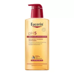 EUCERIN pH5 dušas eļļa jutīgai ādai ar sūkni, 400 ml