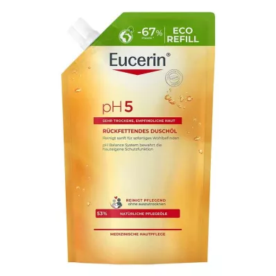 Eucerin pH5 dušas eļļa jutīgai ādai, 400 ml
