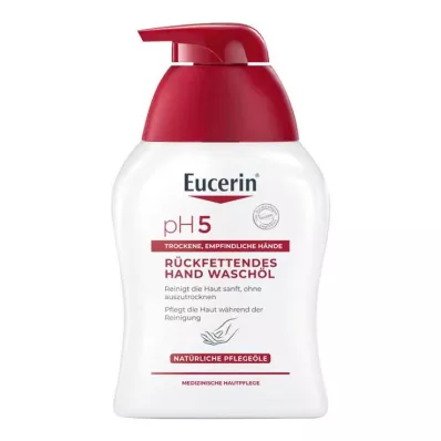 EUCERIN pH5 roku mazgāšanas eļļa jutīgai ādai, 250 ml EUCERIN pH5 roku mazgāšanas eļļa jutīgai ādai, 250 ml