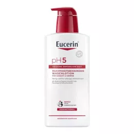 EUCERIN pH5 mazgāšanas losjons jutīgai ādai ar sūkni, 400 ml