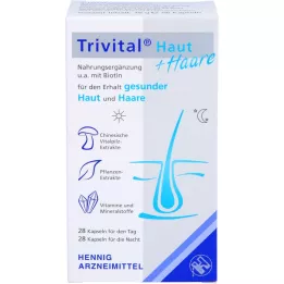 TRIVITAL Skin+Hair kapsulas, 56 kapsulas