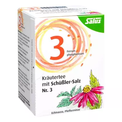 Zāļu tēja ar Schüssler sāls numuru 3 Salus Fbtl.(15 gab.)