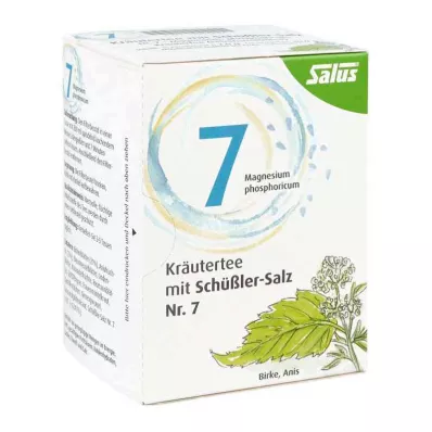 Zāļu tēja ar Schüssler sāli ar numuru 7 Salus Fbtl.(15 gab.) Zāļu tēja ar Schüssler sāli ar numuru 7 Salus Fbtl.(15 gab.)