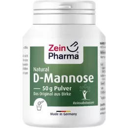 NATURAL D-mannoze no bērza ZeinPharma pulveris, 50 g