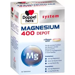 DOPPELHERZ Magnijs 400 Depot sistēmas tabletes, 60 kapsulas