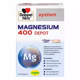 DOPPELHERZ Magnijs 400 Depot sistēmas tabletes, 60 kapsulas