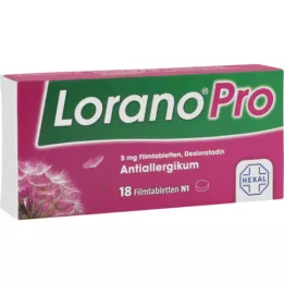 LORANOPRO 5 mg apvalkotās tabletes, 18 gab