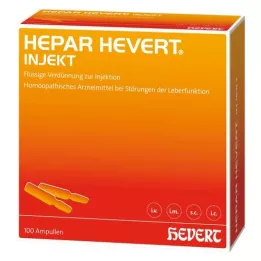 HEPAR HEVERT injekciju ampulas, 100X2 ml