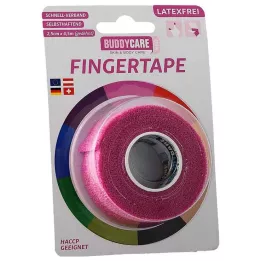 FINGERTAPE bez lateksa BUDDYCARE MED rozā, 1 gab