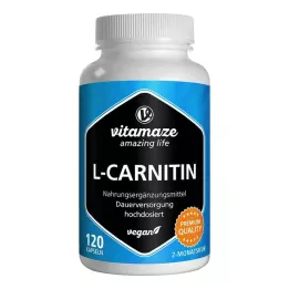 L-CARNITIN 680 mg vegānu kapsulas, 120 kapsulas